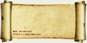 Hana Jevđenović vizit kartica